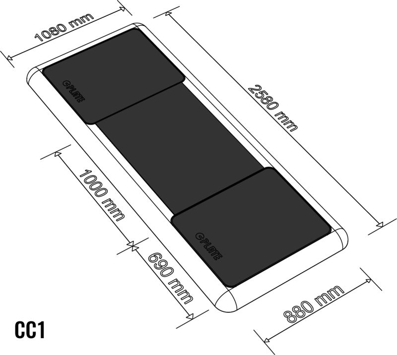 CPLATE Deadlift-Plattform CLOUD CC1 - Design registered