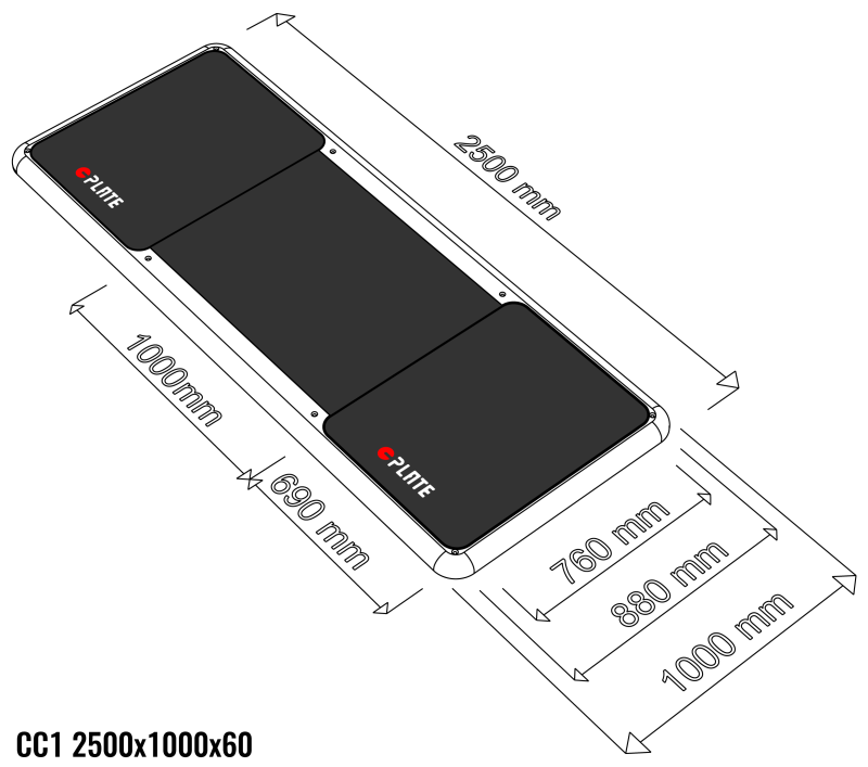 CPLATE Deadlift-Plattform CLOUD CC1-60